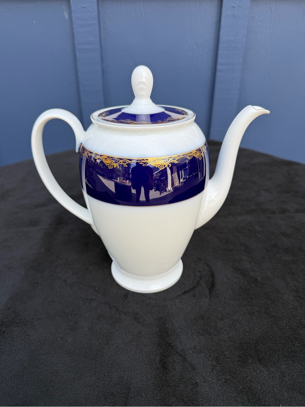 Rosenthal Frederick the Great Coffee Pot Cobalt Blue & Gold Aida Germany